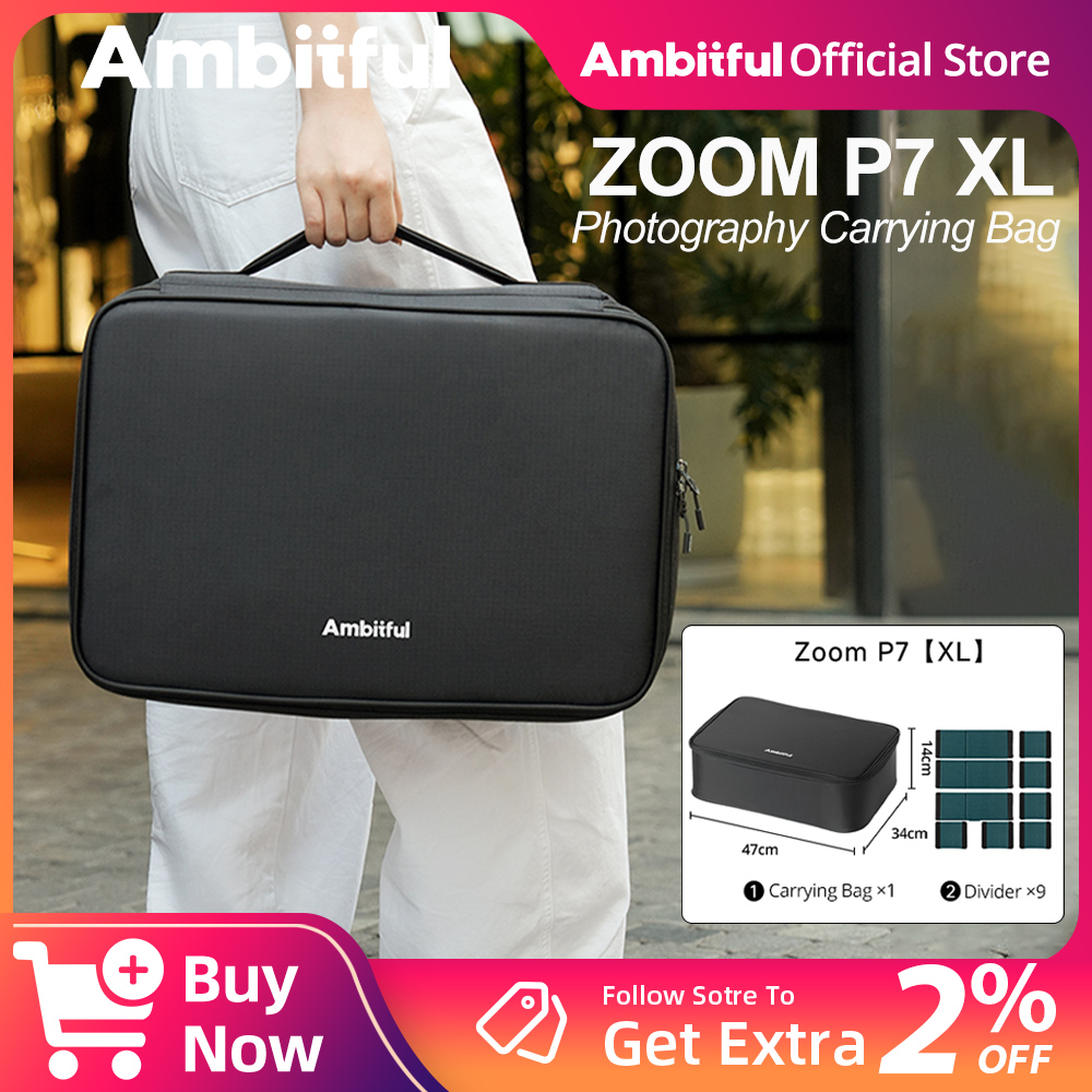 Drone Gimbal - กระเป๋าเก็บอุปกรณ์ถ่ายภาพ Ambitful ZOOM P7II XL กระเป๋าเดินทางสำหรับกล้อง