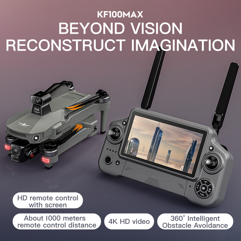 KF100 MAX GPS Drone 4K กล้อง 3 - Drone Gimbal บทวิจารณ์และราคา