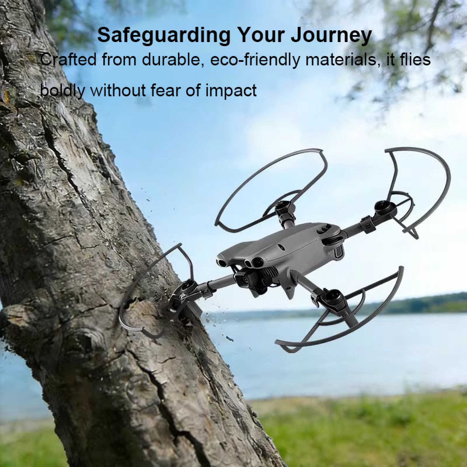 ตัวป้องกันใบพัดแบบถอดได้ 4 ชิ้ - Drone Propeller Guard บทวิจารณ์และราคา