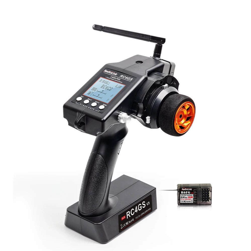 RadioLink RC4GS V3 2.4G 5CH รี - Drone Battery Strap บทวิจารณ์และราคา