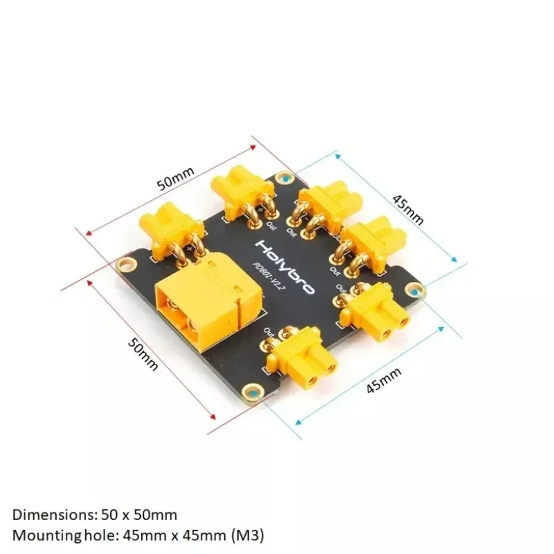 แผงจ่ายไฟ Holybro PDB สำหรับโม - Drone Power Distribution Board บทวิจารณ์และราคา