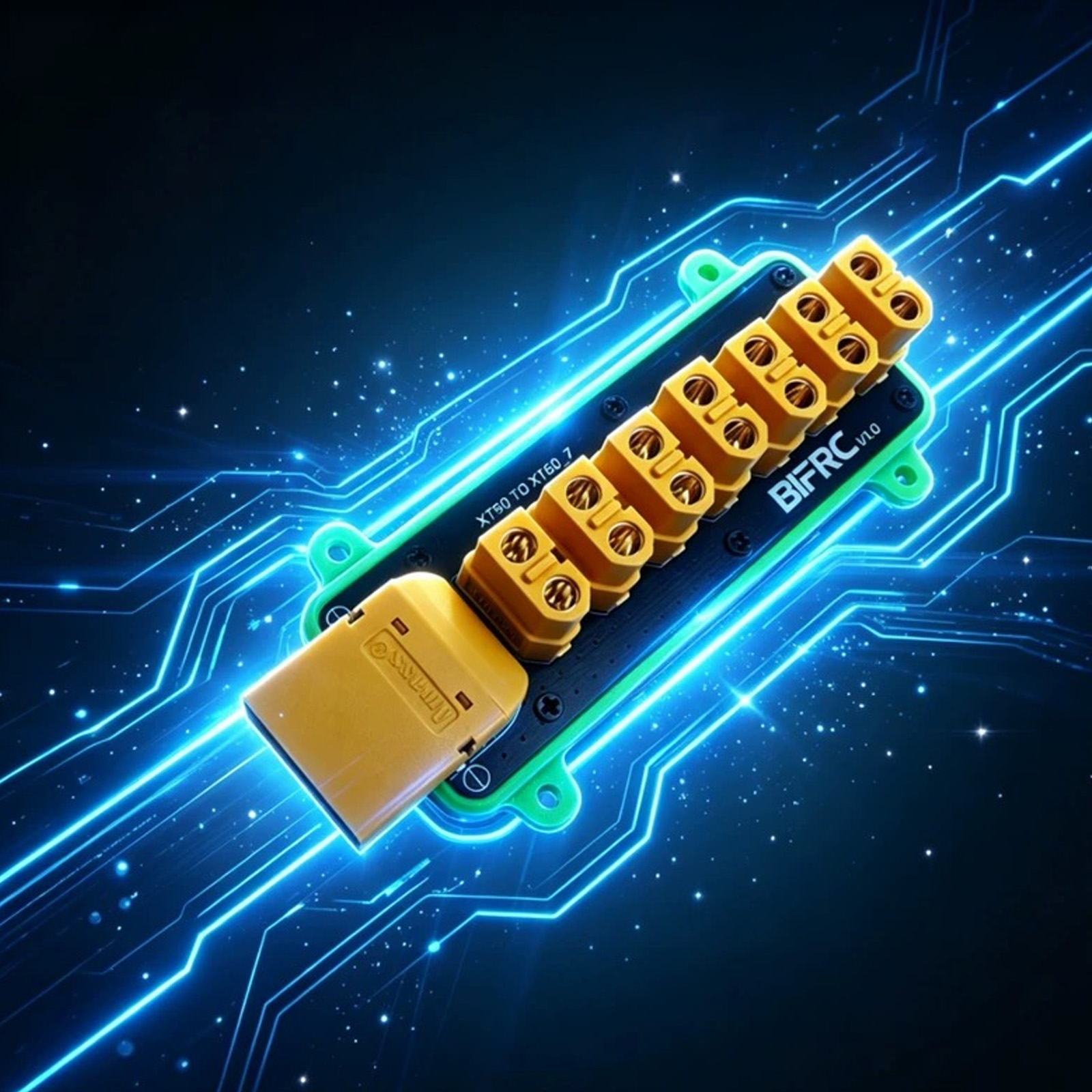 แผงจ่ายไฟ BIFRC แบบ 7 พอร์ต สำ - Drone Power Distribution Board บทวิจารณ์และราคา