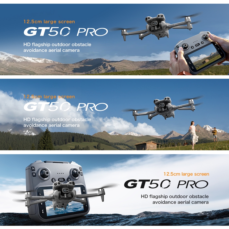 โดรนจิ๋ว GT50 กล้องคู่ 8K โดรน - Drone Gps Mount บทวิจารณ์และราคา